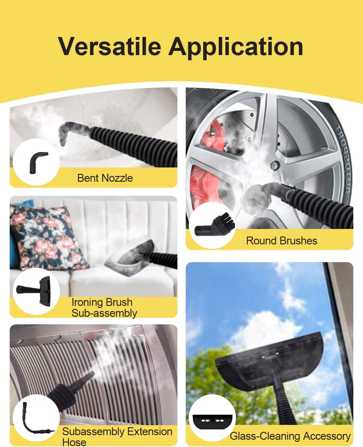 Limpiador de Vapor Multiusos de Alta Presión